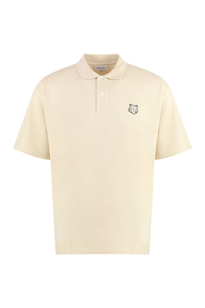 Cotton-piqué polo shirt-0